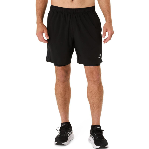 Pantaloni scurti alergare barbati ASICS CORE 2N1 7IN