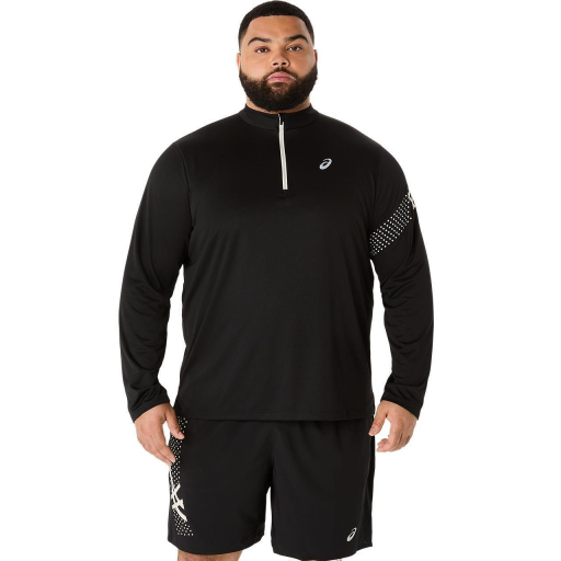 Tricou maneca lunga barbati ASICS ICON LS 1/2 ZIP