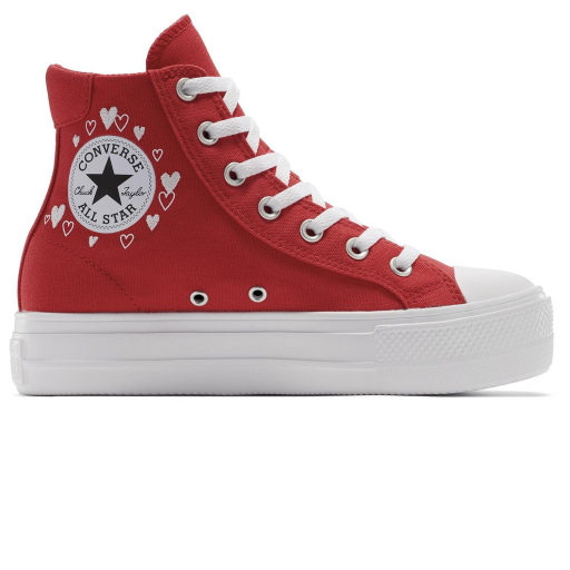 Pantofi sport femei CONVERSE Chuck Taylor All Star Hearts Lift High Top