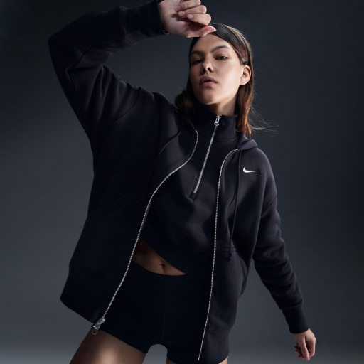 Hanorac cu fermoar Si gluga femei NIKE PHOENIX