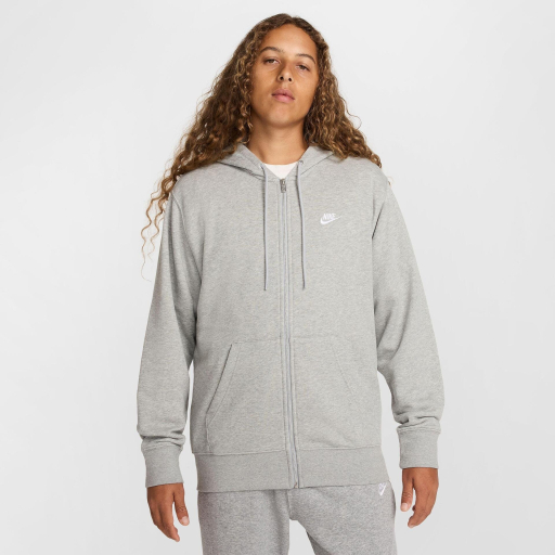Hanorac barbati cu gluga Si fermoar NIKE CLUB French Terry