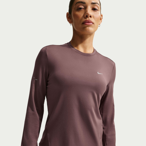 Tricou de alergare femei NIKE Swift UV cu guler rotund