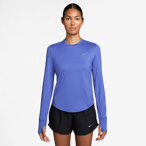 Tricou de alergare femei NIKE Swift UV cu guler rotund