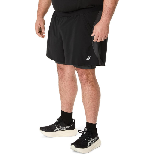 Pantaloni scurti barbati ASICS ROAD 2N1 5IN SHORT