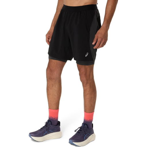 Pantaloni scurti barbati ASICS ROAD 2N1 7IN