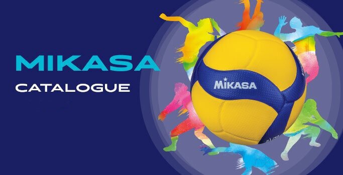 Catalogul de produse cu mingi Mikasa.